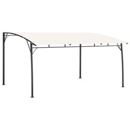 Berkfield Home Garden Sunshade Awning 4x3x2.55 m Cream in Beige - thumbnail 1