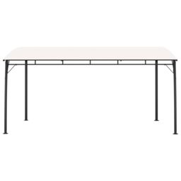 Berkfield Home Garden Sunshade Awning 4x3x2.55 m Cream in Beige - thumbnail 2