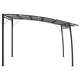 Berkfield Home Garden Sunshade Awning 4x3x2.55 m Cream in Beige - thumbnail 3