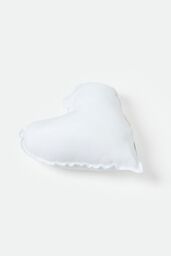 Homescapes Super Microfibre Heart Shaped Cushion Pad - Cushion Filler & Inserts in White - Size: 30 cm x 30 cm - thumbnail 2