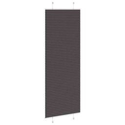 Berkfield Home Pleated Blind Black 70x200 cm Fabric Width 69.4 cm Polyester - thumbnail 4