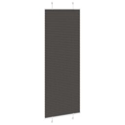 Berkfield Home Pleated Blind Black 70x200 cm Fabric Width 69.4 cm Polyester - thumbnail 3
