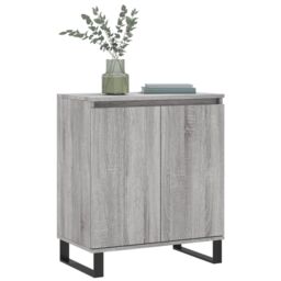 Berkfield Home Sideboard Grey Sonoma 60x35x70 cm Engineered Wood - Size: 60 x 35 x 70 cm - thumbnail 3
