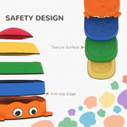 STILVORA Kids Stepping Stones Set with Anti-Slip Edging - thumbnail 6