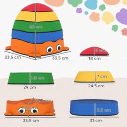 STILVORA Kids Stepping Stones Set with Anti-Slip Edging - thumbnail 5