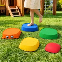 STILVORA Kids Stepping Stones Set with Anti-Slip Edging - thumbnail 1