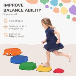 STILVORA Kids Stepping Stones Set with Anti-Slip Edging - thumbnail 4