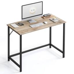 Storvo Industrial Large 120CM Wide Computer Desk For Home Office Workstation in Taupe