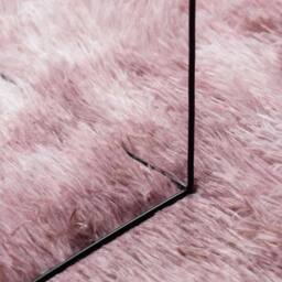 Berkfield Home Shaggy Rug High Pile NAVARRA Dusty Pink 200x200 cm Polyester - Size: Medium - thumbnail 7