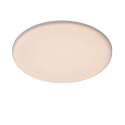Lucide 'CERES' Dimmable Stylish Mountable Bathroom LED Flush Ceiling Light in White - thumbnail 3