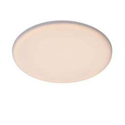 Lucide 'CERES' Dimmable Stylish Mountable Bathroom LED Flush Ceiling Light in White - thumbnail 4