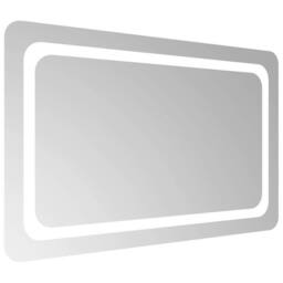 Berkfield Home LED Bathroom Mirror 80x50 cm in Clear - thumbnail 4