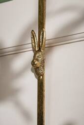 Dibor Traditional Luxury Hare Door Wreath Hanger in Gold - thumbnail 2