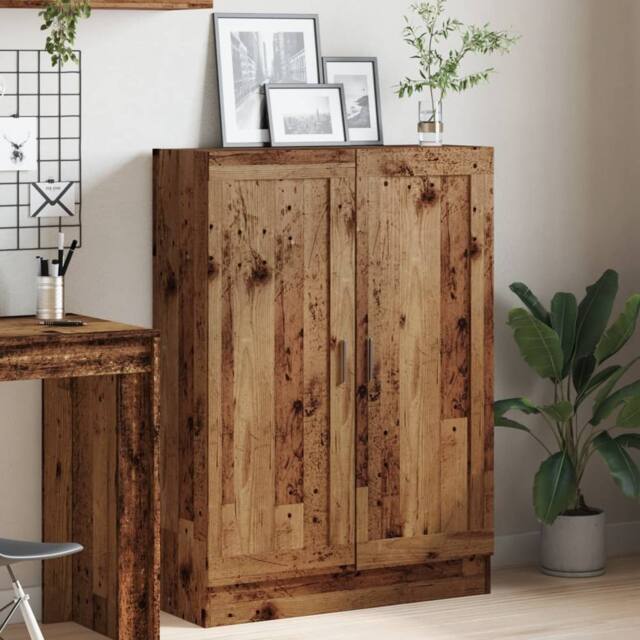 Berkfield Home Classic Book Cabinet Old Wood 82.5x30.5x115 cm Engineered Wood in Brown - image 1