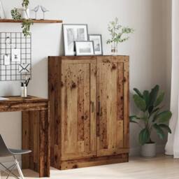 Berkfield Home Classic Book Cabinet Old Wood 82.5x30.5x115 cm Engineered Wood in Brown - thumbnail 4