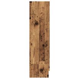 Berkfield Home Classic Book Cabinet Old Wood 82.5x30.5x115 cm Engineered Wood in Brown - thumbnail 7