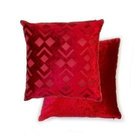 New Edge Blinds Barcelona Cushion Cover in Red - Size: 43 cm x 43 cm - image 1