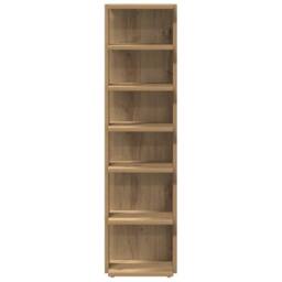 Berkfield Home Shoe Cabinets 2 pcs Artisan Oak 28x27x102 cm Engineered Wood in Brown - Size: 28 x 27 x 102 cm - thumbnail 4