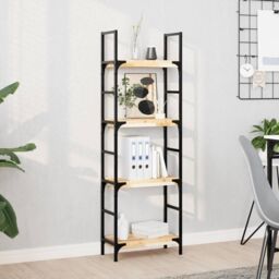 Berkfield Home Floating Shelf 60x20x4 cm Untreated Solid Wood Acacia in Brown - Size: 60 x 20 x 4 cm - thumbnail 1