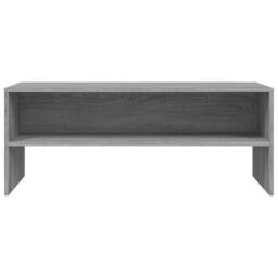 Berkfield Home TV Cabinet Grey Sonoma 100x40x40 cm Engineered Wood - Size: 100 x 40 x 40 cm - thumbnail 4