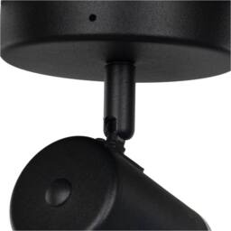Loops Sleek Black GU10 Ceiling Spotlight for Modern Bathroom Lighting - thumbnail 5