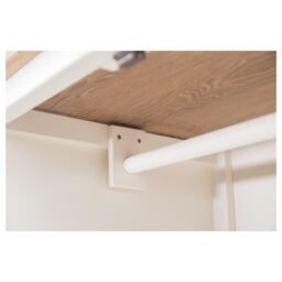 Cabinet Bits Cosenza 2 Door Wardrobe Brass Knob in Off-White - thumbnail 4