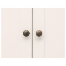 Cabinet Bits Cosenza 2 Door Wardrobe Brass Knob in Off-White - thumbnail 5