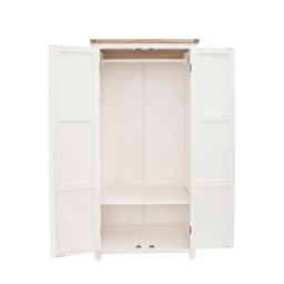 Cabinet Bits Cosenza 2 Door Wardrobe Brass Knob in Off-White - thumbnail 3