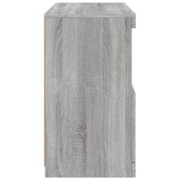 Berkfield Home Sideboard with LED Lights Grey Sonoma 60x37x67 cm - Size: 60 x 37 x 67 cm - thumbnail 8