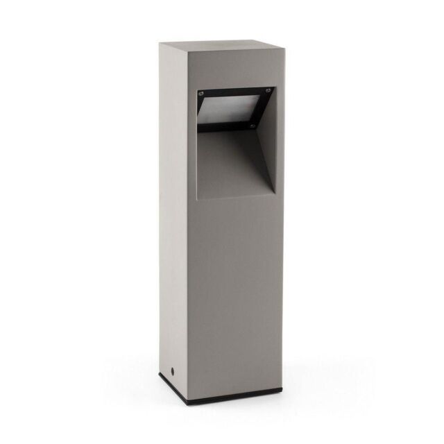 Netlighting Cast Bollards Outdoor Ground Light Grey LED IP65 - image 1