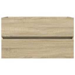 Berkfield Home 2 Piece Bathroom Furniture Set Ceramic & Engineered Wood in Brown - thumbnail 5