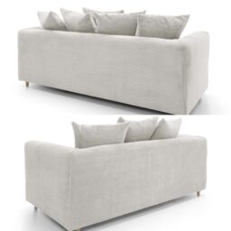 SquareBoxx Lennox Sofa Set 3+2 in Off-White - thumbnail 3