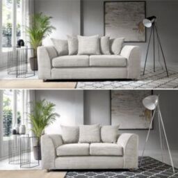 SquareBoxx Lennox Sofa Set 3+2 in Off-White - thumbnail 4