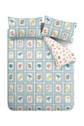 Catherine Lansfield 'Riviera Tiles' Reversible Duvet Cover Set - Size: Single - thumbnail 5
