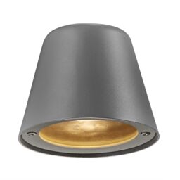 Nordlux Modern Outdoor Wall Light Grey Metal GU10 Compact - Mains Powered, IP44 - thumbnail 2