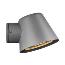 Nordlux Modern Outdoor Wall Light Grey Metal GU10 Compact - Mains Powered, IP44 - thumbnail 3