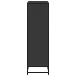 Berkfield Home Modern Book Cabinet Black 65.5x33x107.5 cm Engineered Wood - thumbnail 5