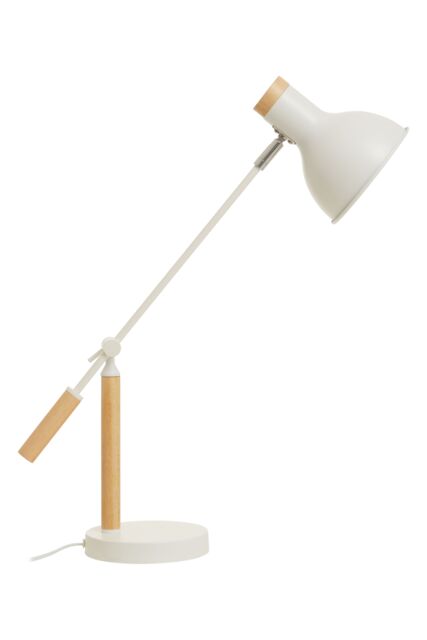 Orsina Matte Table Lamp, Easy to Assemble Bedside Table Light, Lamp for Table Living Room in White - image 1