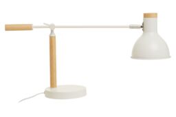 Orsina Matte Table Lamp, Easy to Assemble Bedside Table Light, Lamp for Table Living Room in White - thumbnail 5