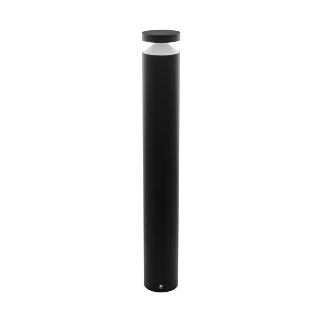 Loops IP44 Outdoor Bollard Light Black Cast Aluminium 11W Built in LED Lamp Post - image 1
