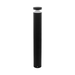 Loops IP44 Outdoor Bollard Light Black Cast Aluminium 11W Built in LED Lamp Post