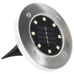 Berkfield Home Solar Ground Lights 8 pcs LED Lights Warm White - thumbnail 4