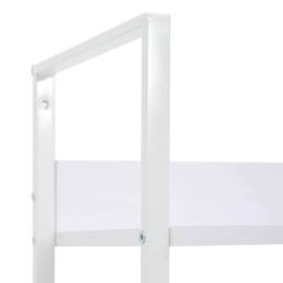 Berkfield Home Decorative 5-Layer Book Shelf White 60x27.6x158.5 cm Engineered Wood - thumbnail 5