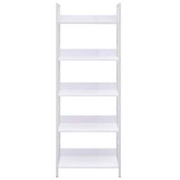Berkfield Home Decorative 5-Layer Book Shelf White 60x27.6x158.5 cm Engineered Wood - thumbnail 1