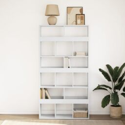 Berkfield Home Bookcase White 100x33x187.5 cm Engineered Wood - thumbnail 3