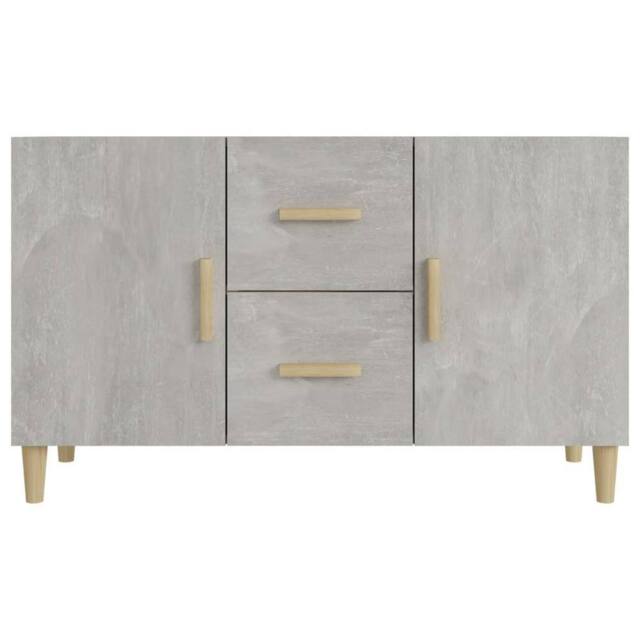 Berkfield Home Sideboard Concrete Grey 100x36x60 cm Engineered Wood - Size: 100 x 36 x 60 cm - image 1
