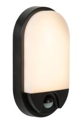 Netlighting Lucide HUPS IR PIR Wall light Outdoor LED 1x10W 3000K IP54 Black - thumbnail 1
