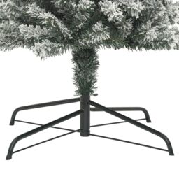 Berkfield Home Christmas Tree Arch with Flocked Snow 270 cm in White - thumbnail 5