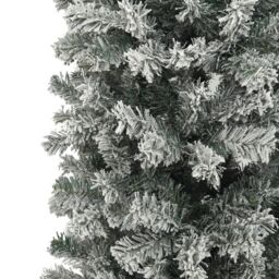 Berkfield Home Christmas Tree Arch with Flocked Snow 270 cm in White - thumbnail 3