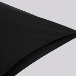 OHS 2 Pack Soft Microfibre Wrinkle Resistant Housewife Pillowcases in Black - Size: Standard Pillow Case - thumbnail 4